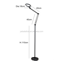 8 Magnifier LED floor Lamp Light with Floor Standing Adjustable Swivel Arm For Manicure SPA Tattoo Dental Beauty Salon